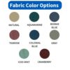 Novum Medical Sleeper Chair Fabric Color Options