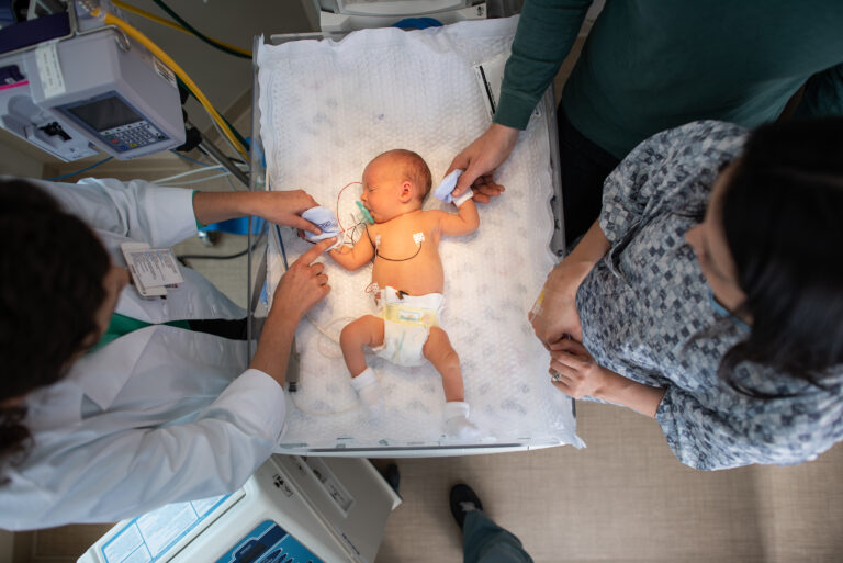 Infant using Gentherm Kool-Kit® Neonate