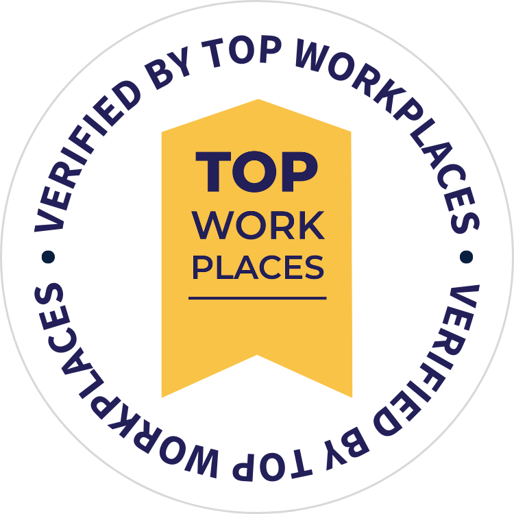 Verified by Top Workplaces Badge