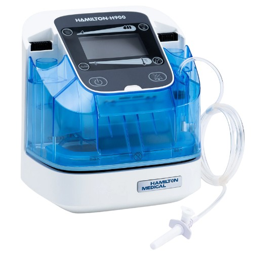 Hamilton H900 Humidifier For Use with Zopec Medical Transport Batteries