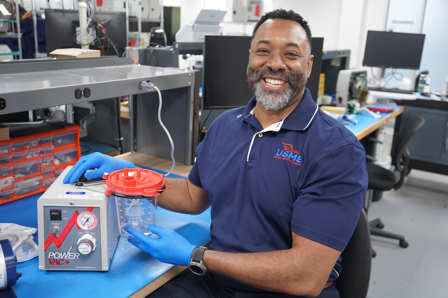 Biomedical Technician w Suction Unit - PM 63 and HCS7000-2